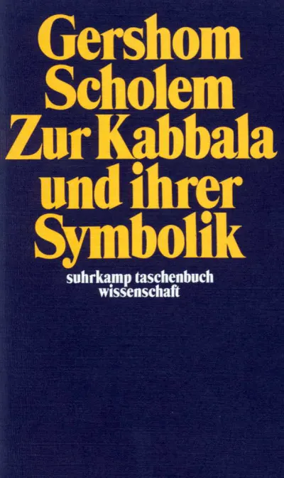 Buchcover: Zur Kabbala und ihrer Symbolik von Gershom Scholem